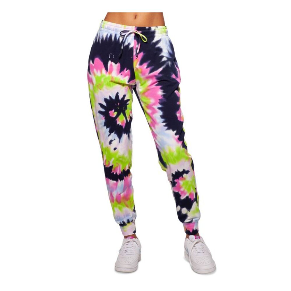 BAM BY BETSY & ADAM Womens White Tie Dye Lounge Pants S